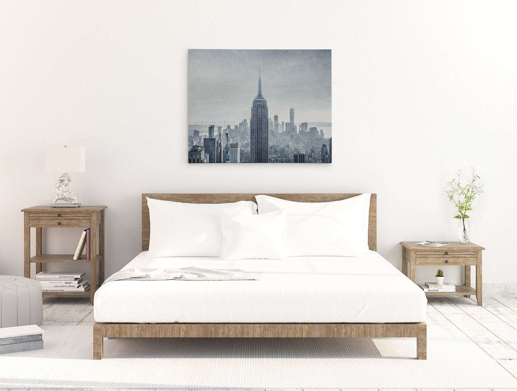 New York City Canvas Wall Art, 'Winter Metropolis'