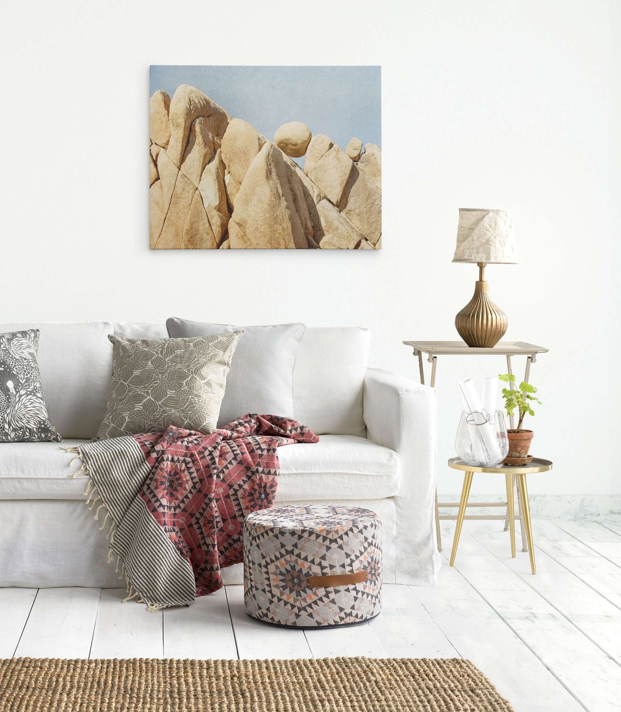 Joshua Tree Canvas Wall Art, &#39;Rock Formations&#39;