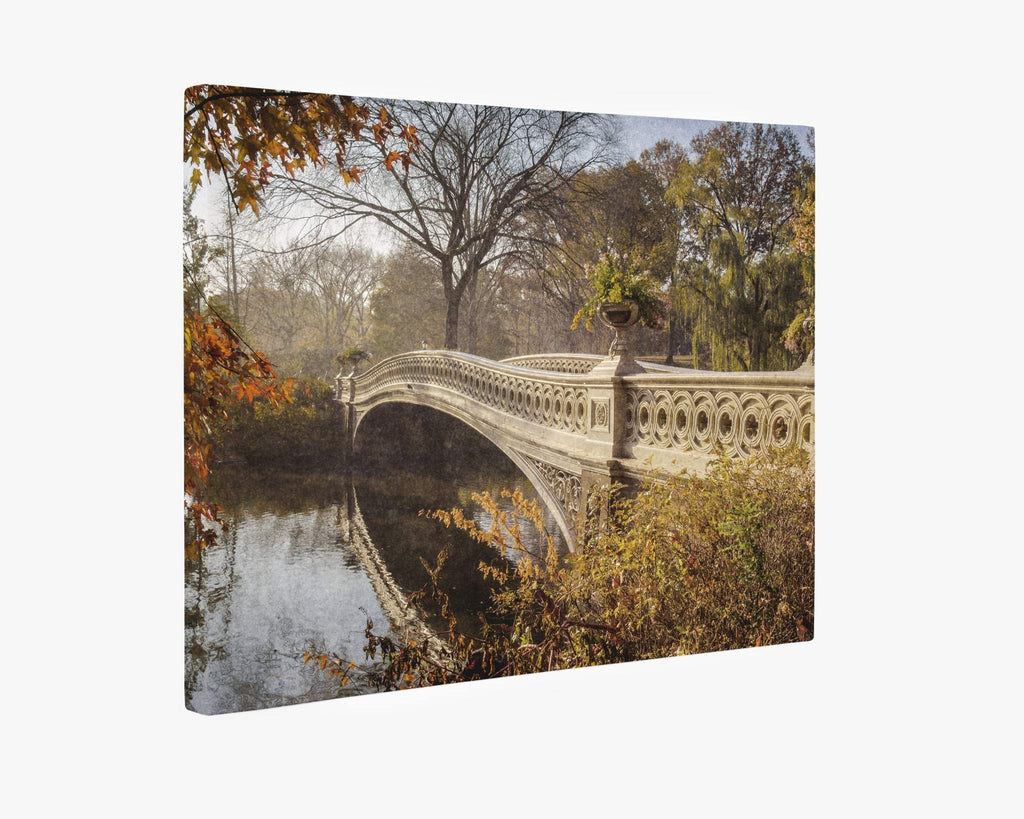 New York City Canvas Wall Art, 'Fall Bow Bridge'