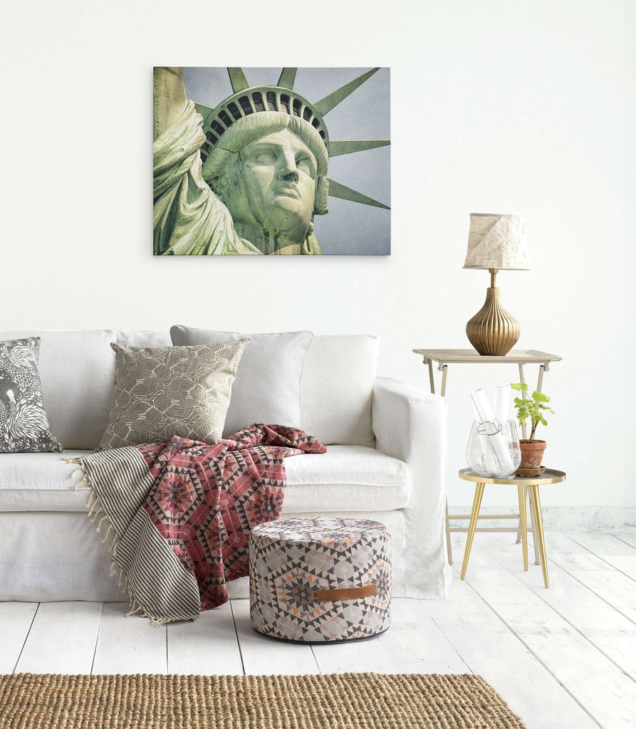 New York City Canvas Wall Art, 'Face of Liberty'
